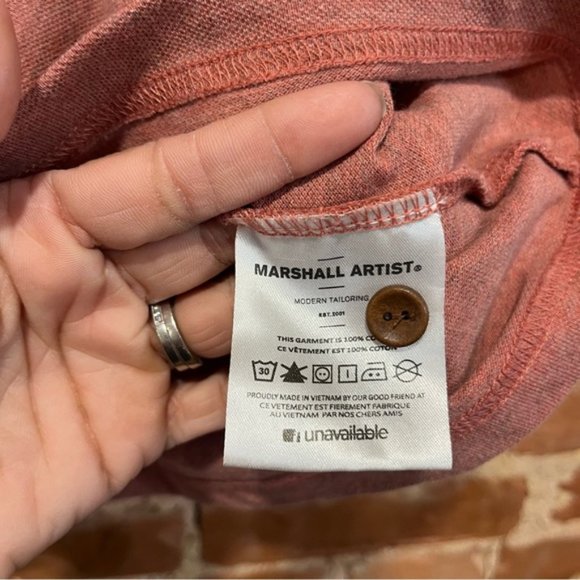 Marshall Artist Polo Shirt Men's Large Cotton Simms Sigal 100% Cotton - Picture 5 of 7